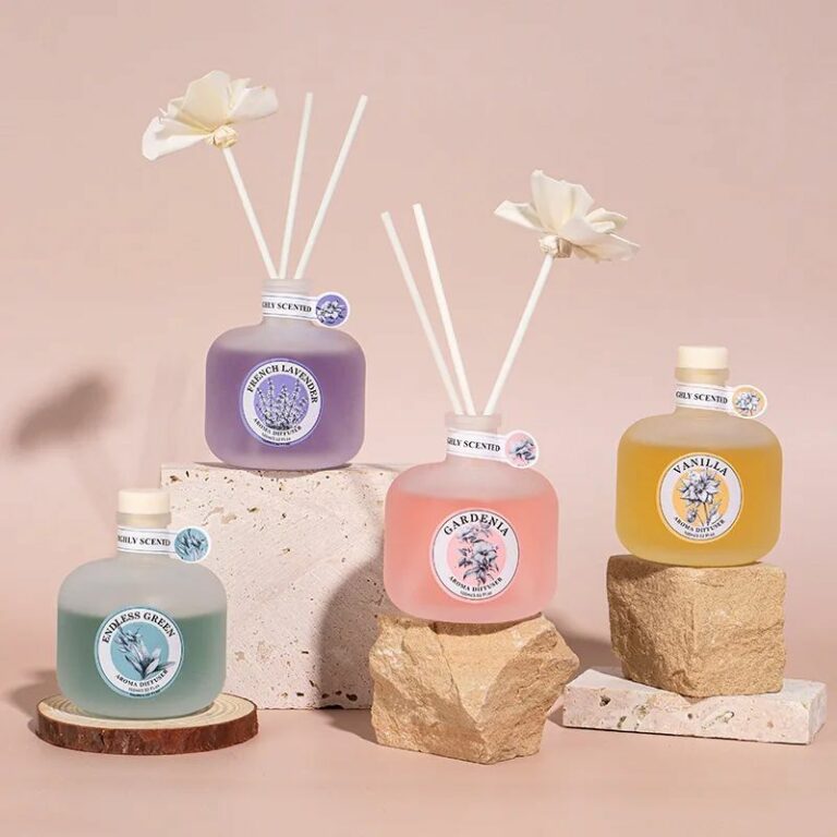 luxury frosted reed diffuser home fragrance (3)