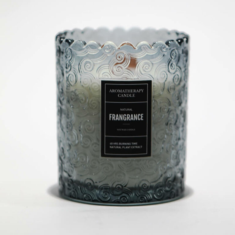 wholesale-lace-edge-embossed-star-mug-cottonwick-aroma-candle-grey