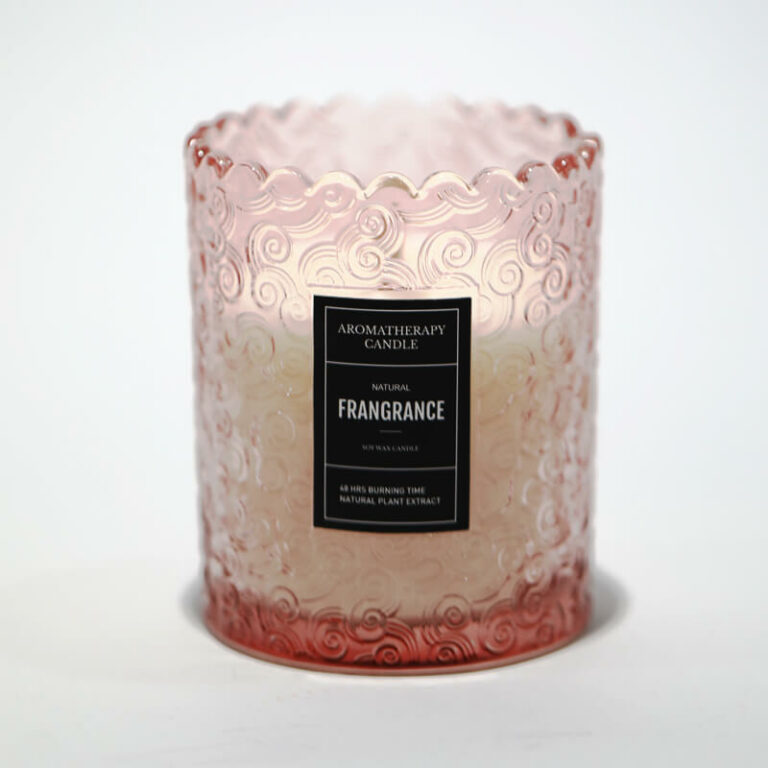 wholesale-lace-edge-embossed-star-mug-cottonwick-aroma-candle-pink