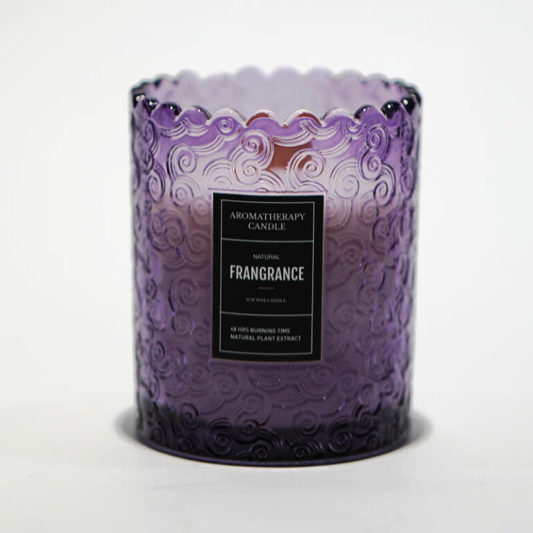 wholesale-lace-edge-embossed-star-mug-cottonwick-aroma-candle-purple